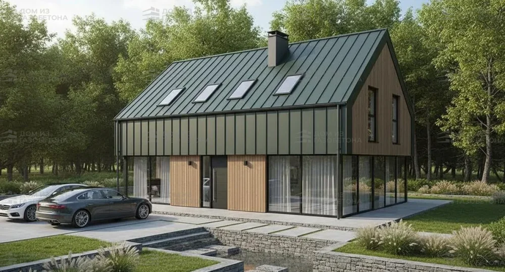 Проект Двухэтажный дом 9 на 13, 154 м2