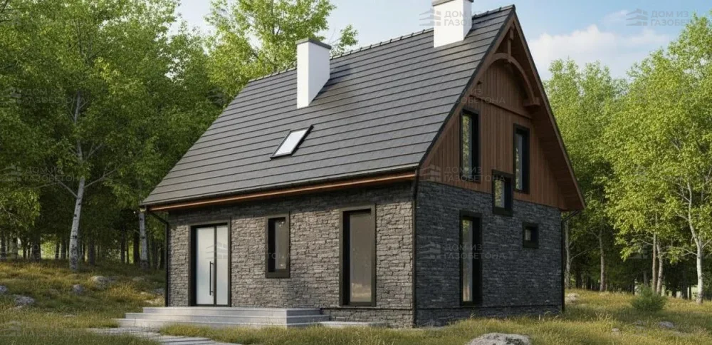 Проект Двухэтажный дом 10 на 9, 110 м2