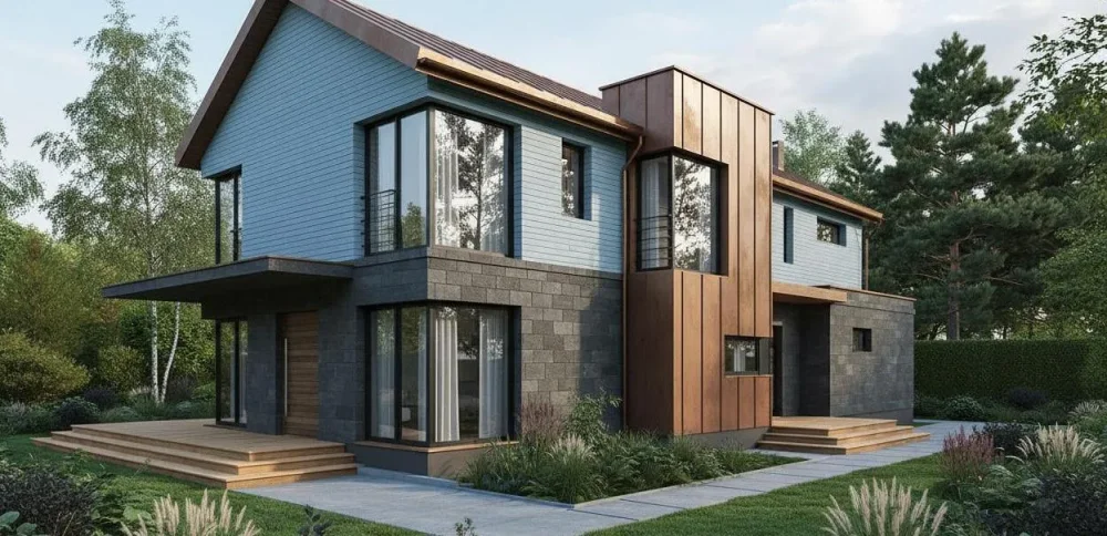 Проект Двухэтажный дом 11 на 21, 214 м2